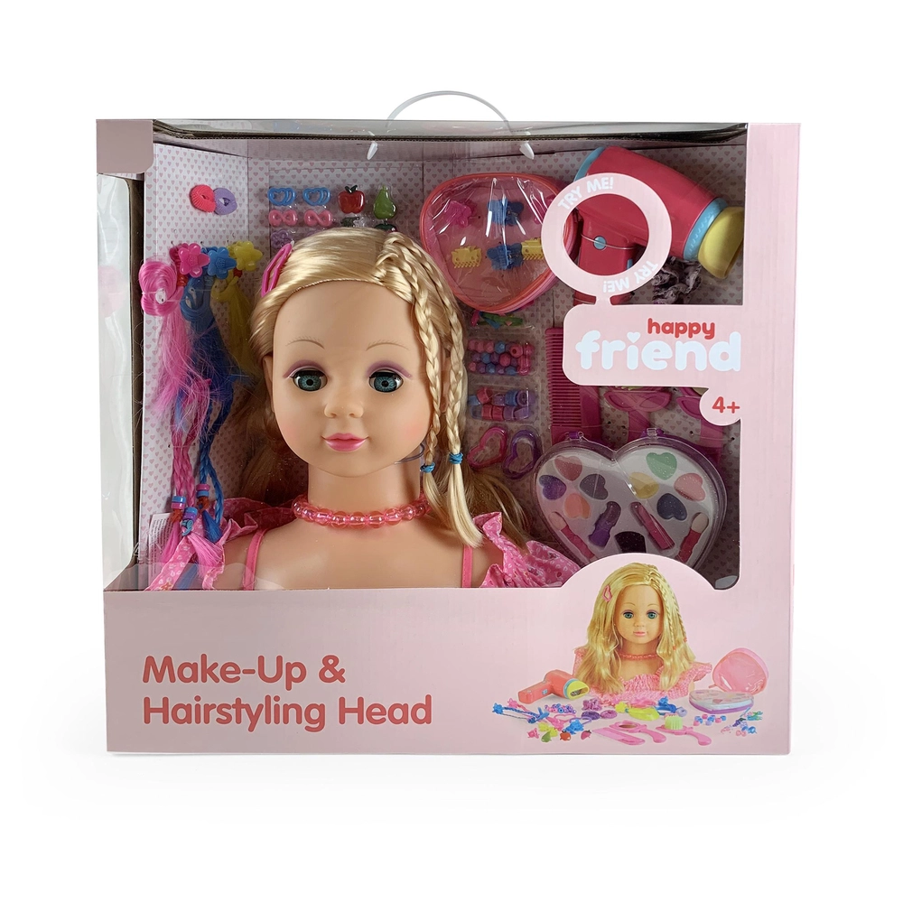 Sminkehoved Blondt hår billede