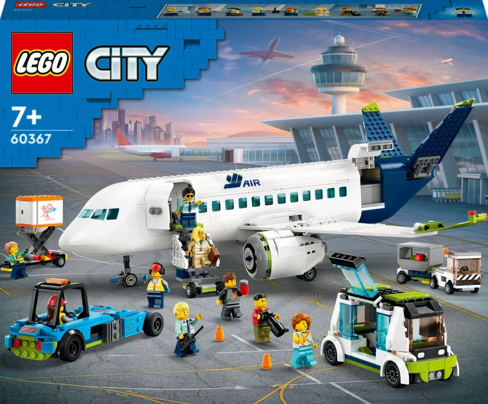 Se LEGO City Passagerfly hos Legekæden