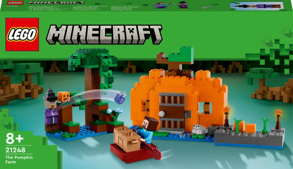 Se 21248 LEGO Minecraft Græskarfarmen hos Legekæden