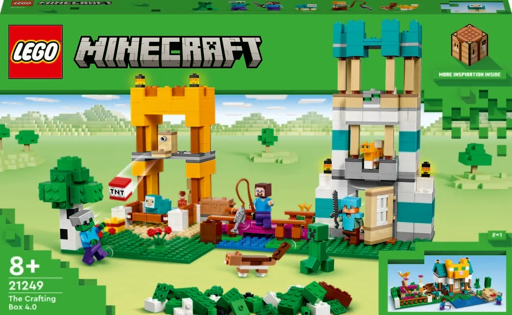 Se LEGO Minecraft - The Crafting Box 4.0 (21249) hos Legekæden