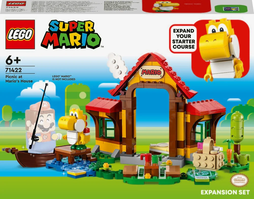 Se Lego Super Mario - Skovtur Ved Marios Hus Udvidelsessæt - 71422 hos Legekæden