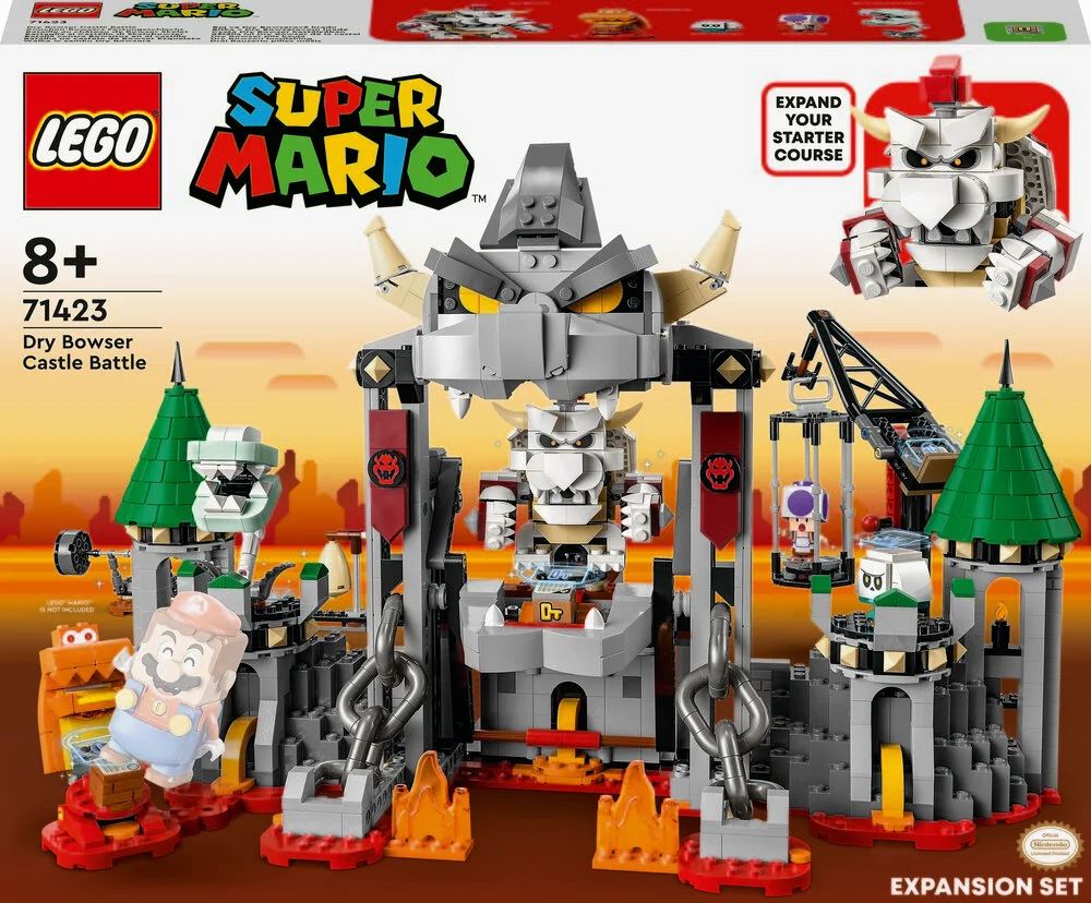 Se Dry Bowsers slotskamp - udvidelsessæt - 71423 - LEGO Super Mario hos Legekæden
