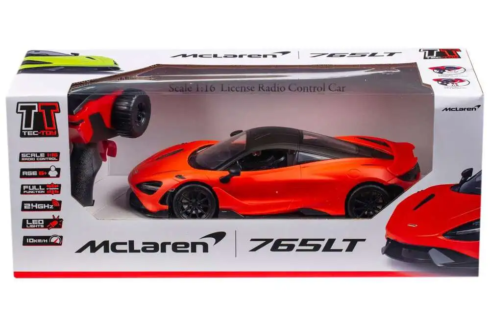 RC MCLAREN 765LT ORANGE billede