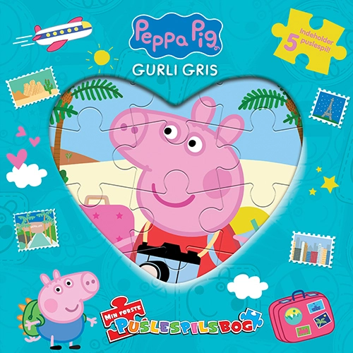 Se Peppa Pig - Gurli Gris - Min første puslespilsbog (m. 5 puslespil) hos Legekæden