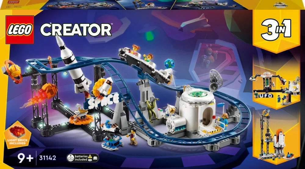 Se Lego Creator 3-in-1 - Rum-rutsjebane - 31142 hos Legekæden