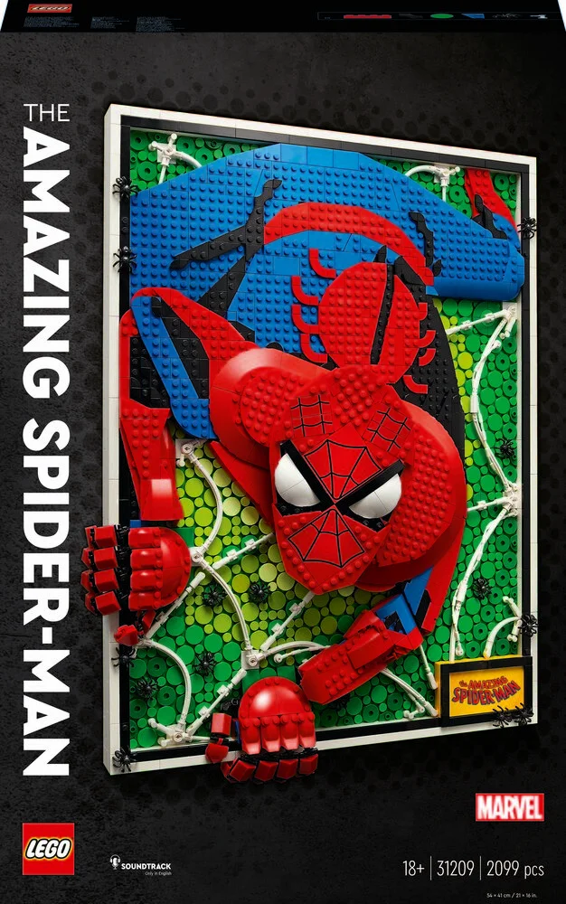 Se Lego Art - The Amazing Spider-man - 31209 hos Legekæden
