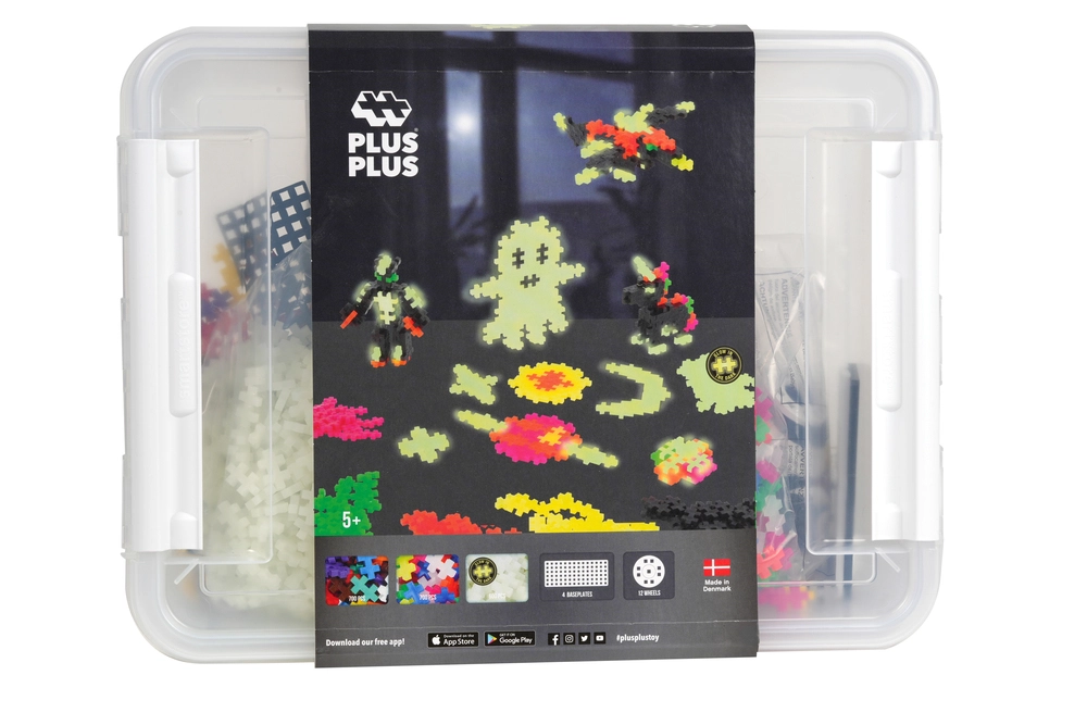 Plus-Plus Build and Glow Storage Box / 2000 pcs