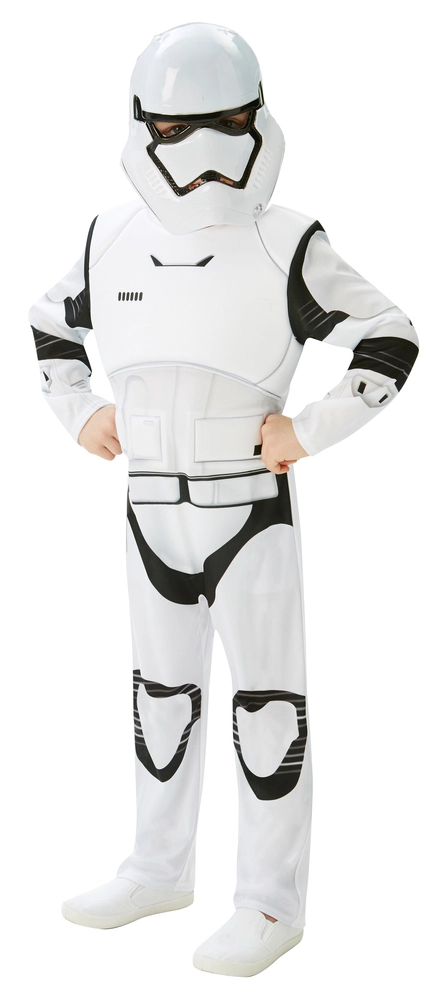 Se Star Wars Stormstrooper Deluxe dragt med maske str. 5-6 år hos Legekæden