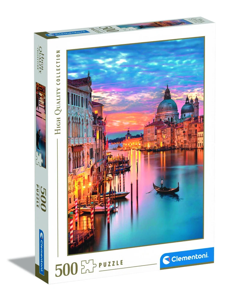 Se Clementoni Puslespil - Lighting Venice - High Quality - 500 Brikker hos Legekæden