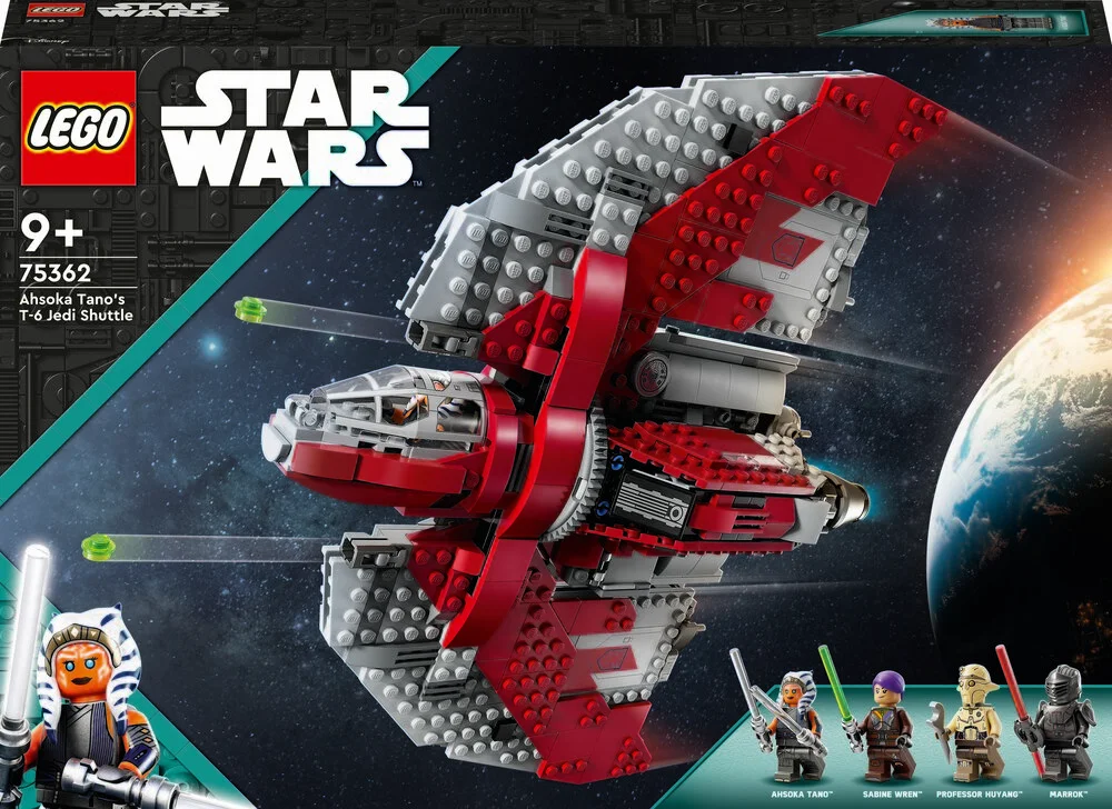 Se LEGO Star Wars Ahsoka Tanos T-6 jedi-færge hos Legekæden