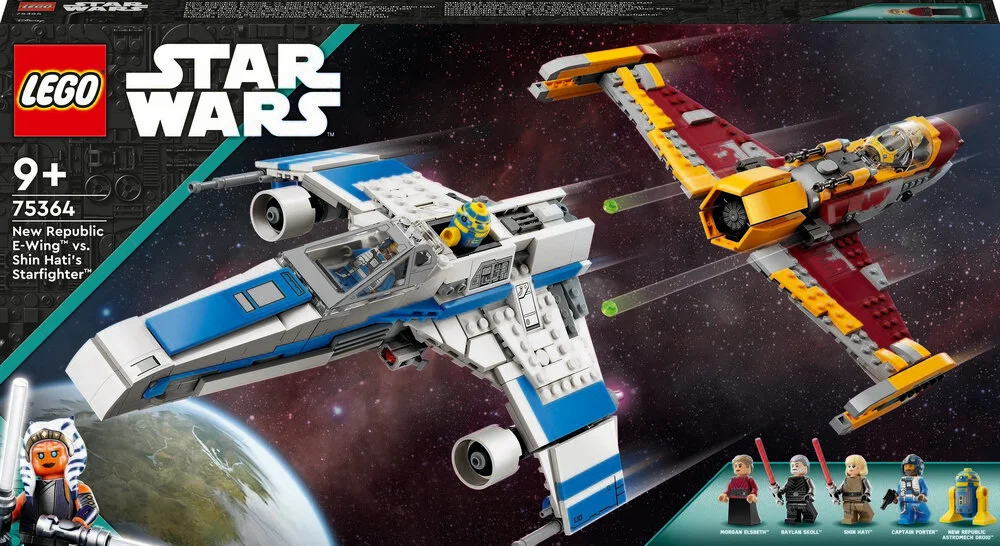 Se Den Ny Republiks E-wing mod Shin Hatis stjernejager - 75364 - LEGO Star Wars hos Legekæden