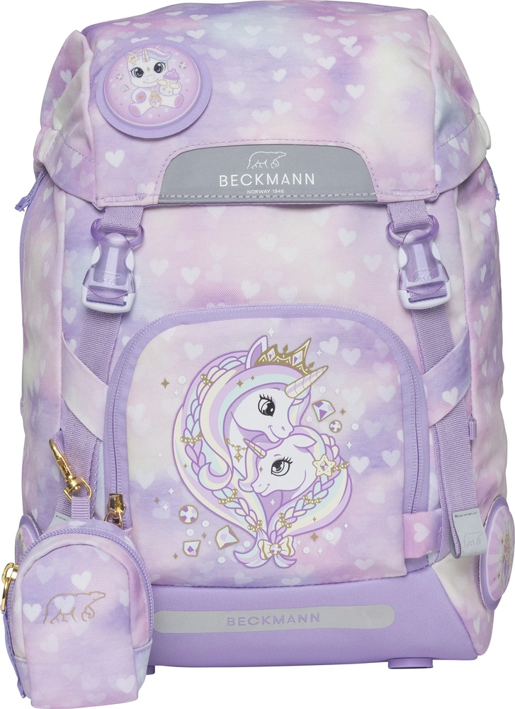 Skoletaske Beckmann 22 L Unicorn billede