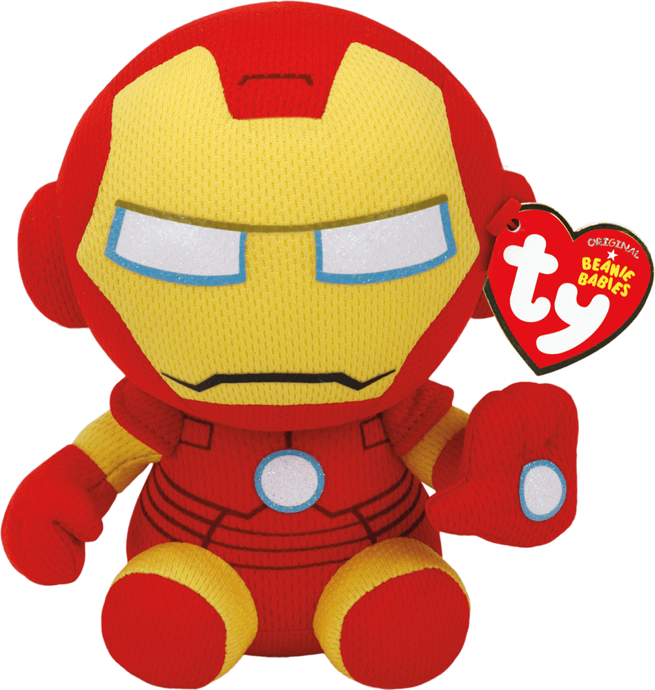 Se Ty Bamse - Beanie Boos - Marvel - Iron Man - 20 Cm hos Legekæden