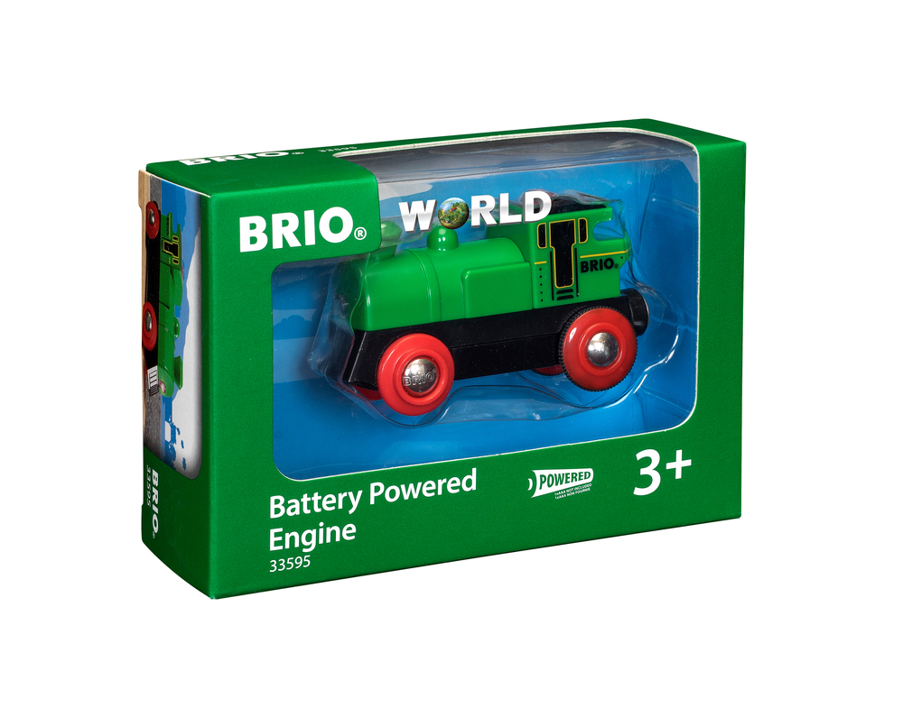Se BRIO batteridrevet lokomotiv - Grøn hos Legekæden