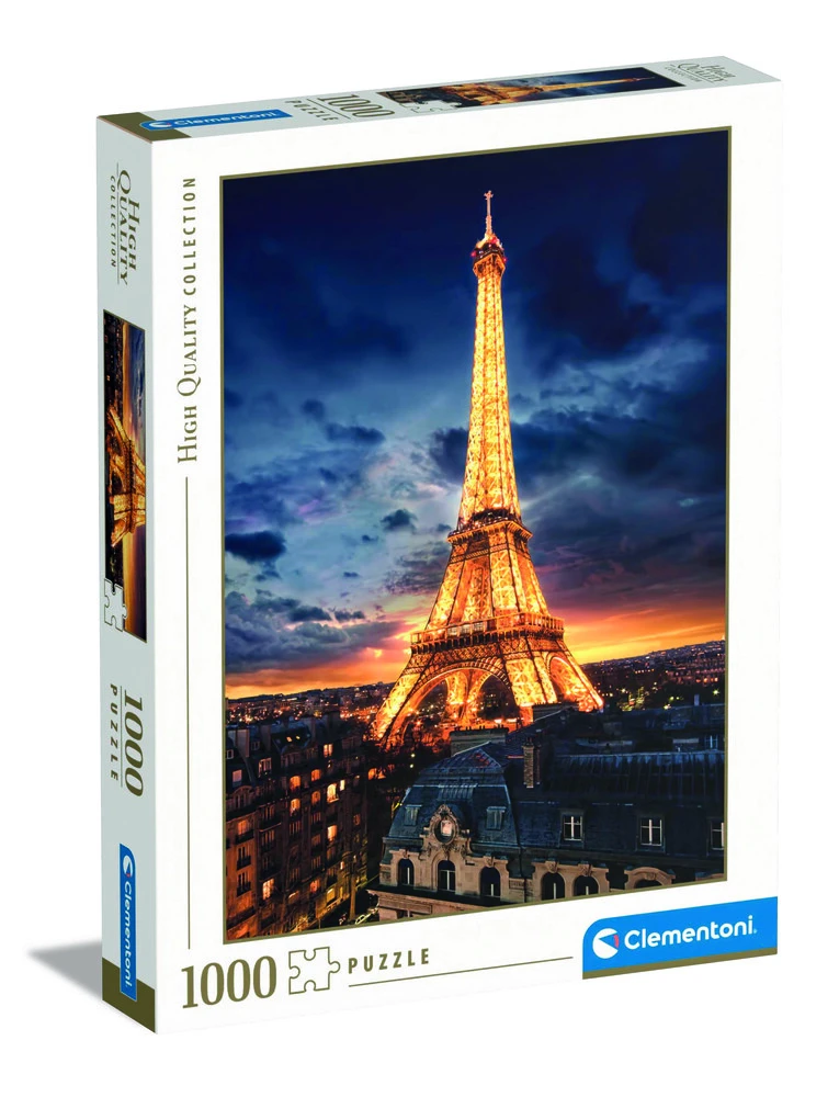 Se Clementoni Puslespil - Eiffeltårnet - High Quality - 1000 Brikker hos Legekæden