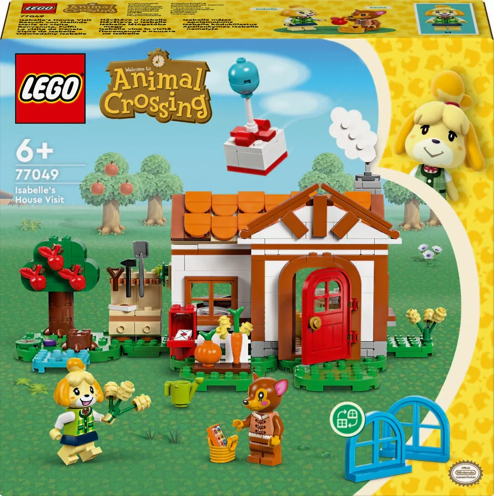 Se Isabelle på husbesøg - 77049 - LEGO Animal Crossing hos Legekæden
