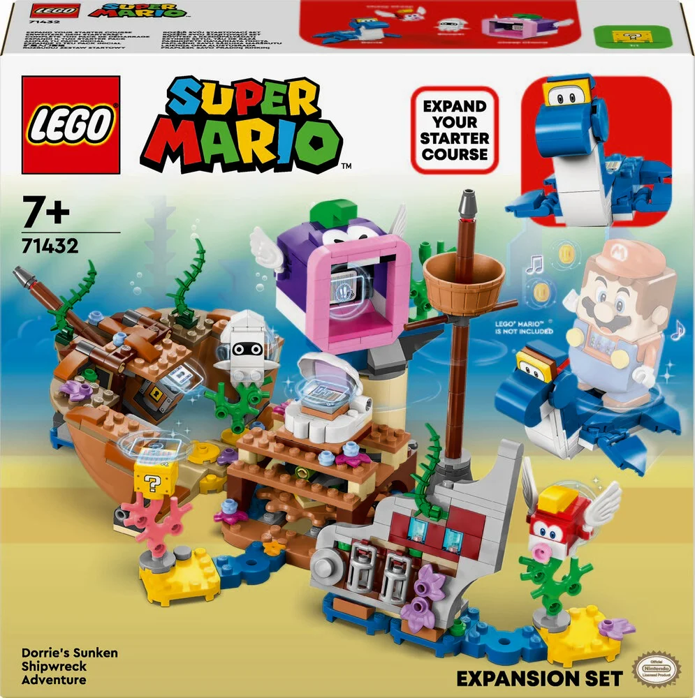 Se 71432 LEGO Super Mario Dorries skibsvrags-eventyr udvidelsessæt hos Legekæden