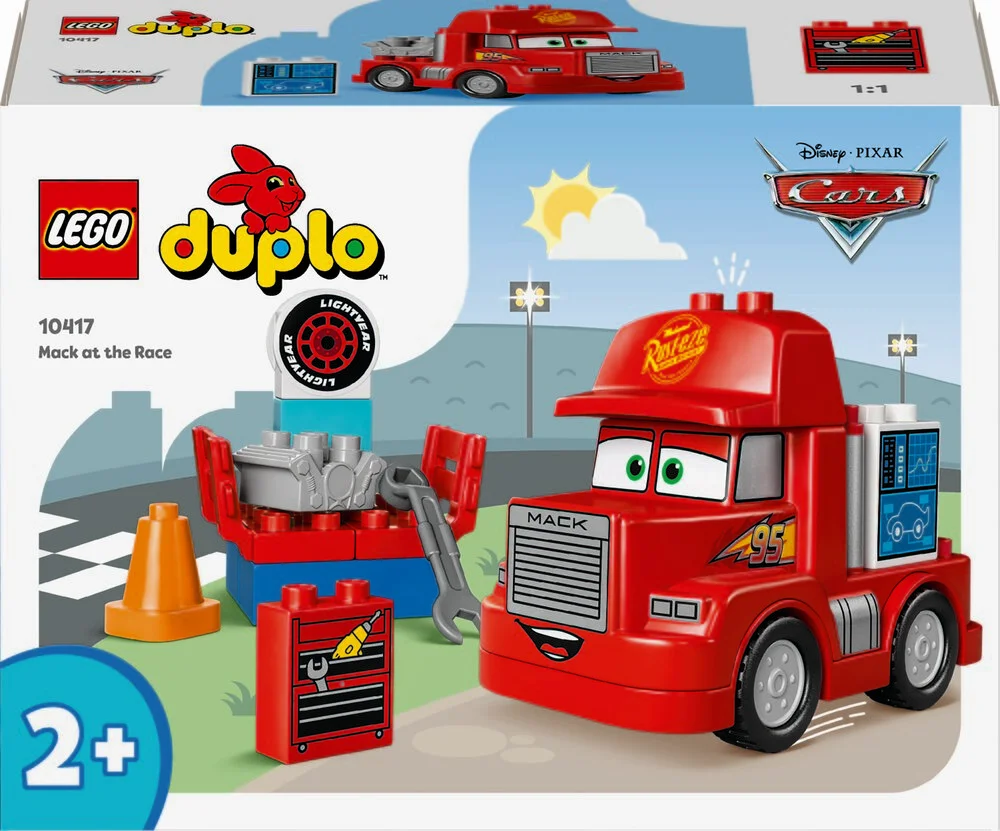 Se Lego Duplo Cars - Mack Til Væddeløb - 10417 hos Legekæden