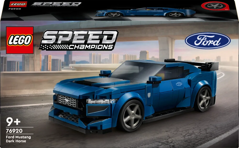 Se Lego Speed Champions - Ford Mustang Dark Horse-sportsvogn - 76920 hos Legekæden