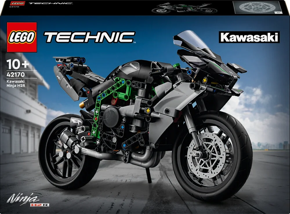 Se Kawasaki Ninja H2R-motorcykel - 42170 - LEGO Technic hos Legekæden
