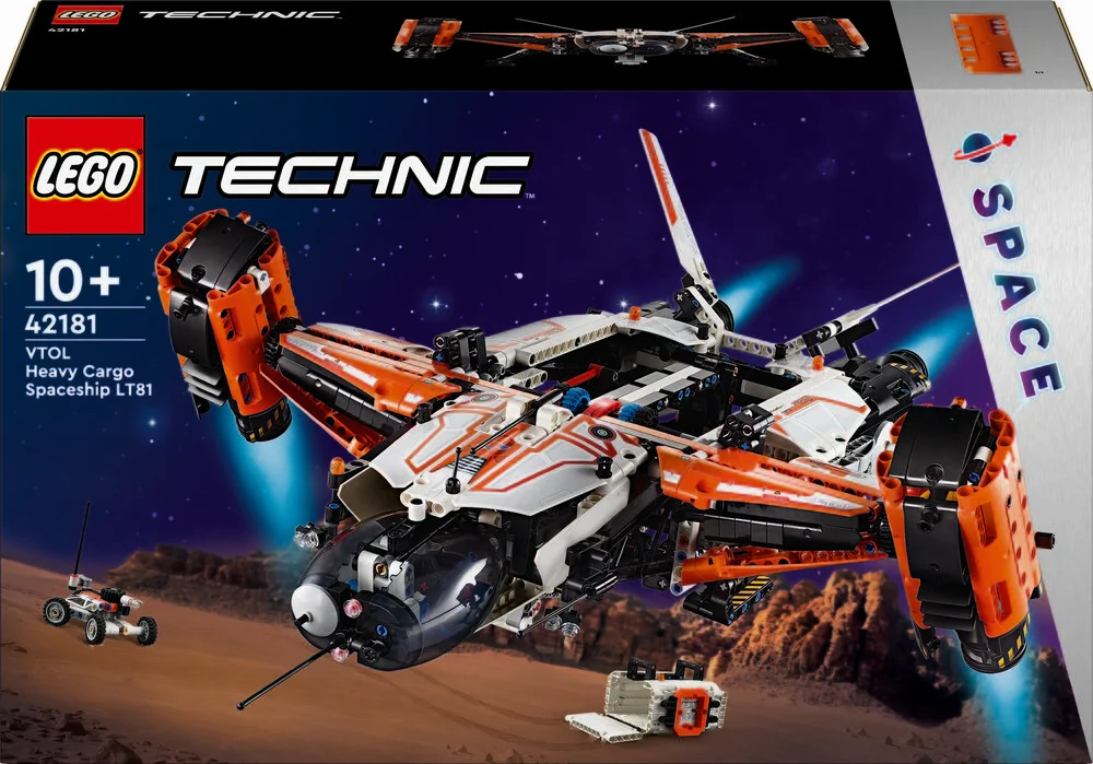 Se Lego Technic Space - Vtol Transportrumskib Lt78 - 42181 hos Legekæden