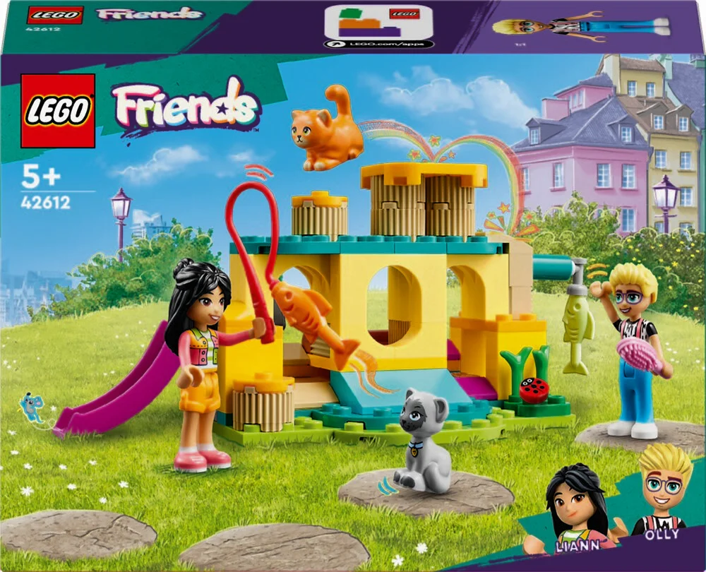 Se Eventyr på kattelegepladsen - 42612 - LEGO Friends hos Legekæden