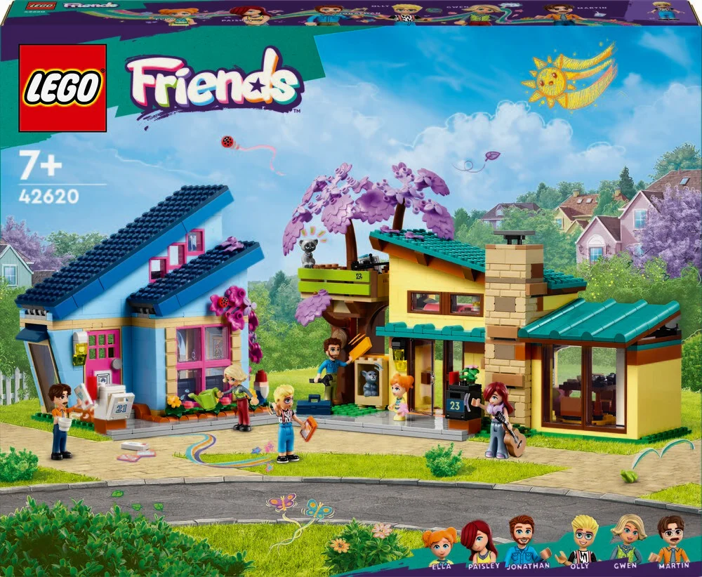 Se Olly og Paisleys huse - 42620 - LEGO Friends hos Legekæden
