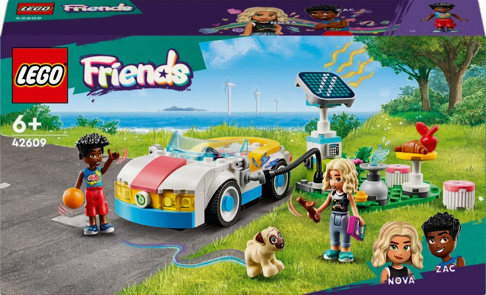 Se Lego Friends - Elbil Og Ladestander - 42609 hos Legekæden