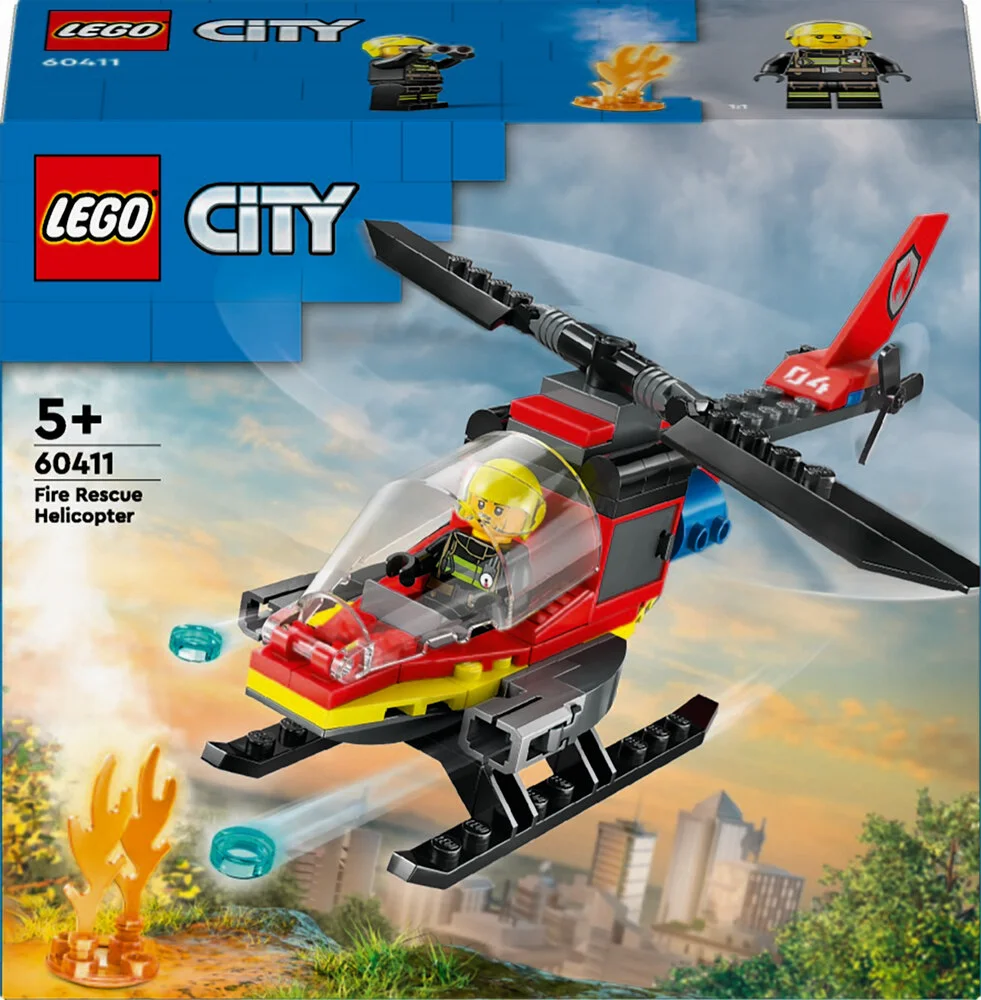 Se 60411 LEGO City Fire Brandslukningshelikopter hos Legekæden