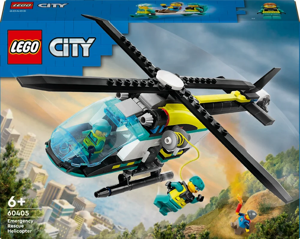 Se Lego City - Redningshelikopter - 60405 hos Legekæden