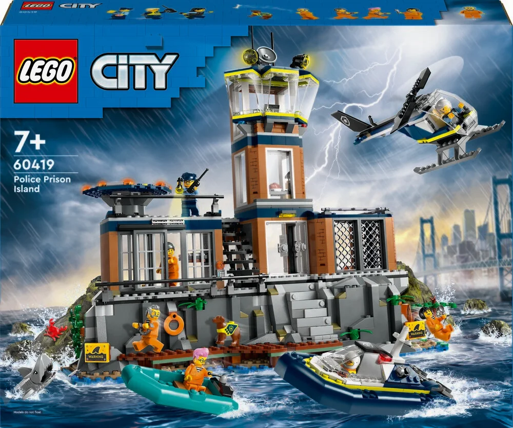 Se Lego City - Politiets Fængselsø - 60419 hos Legekæden