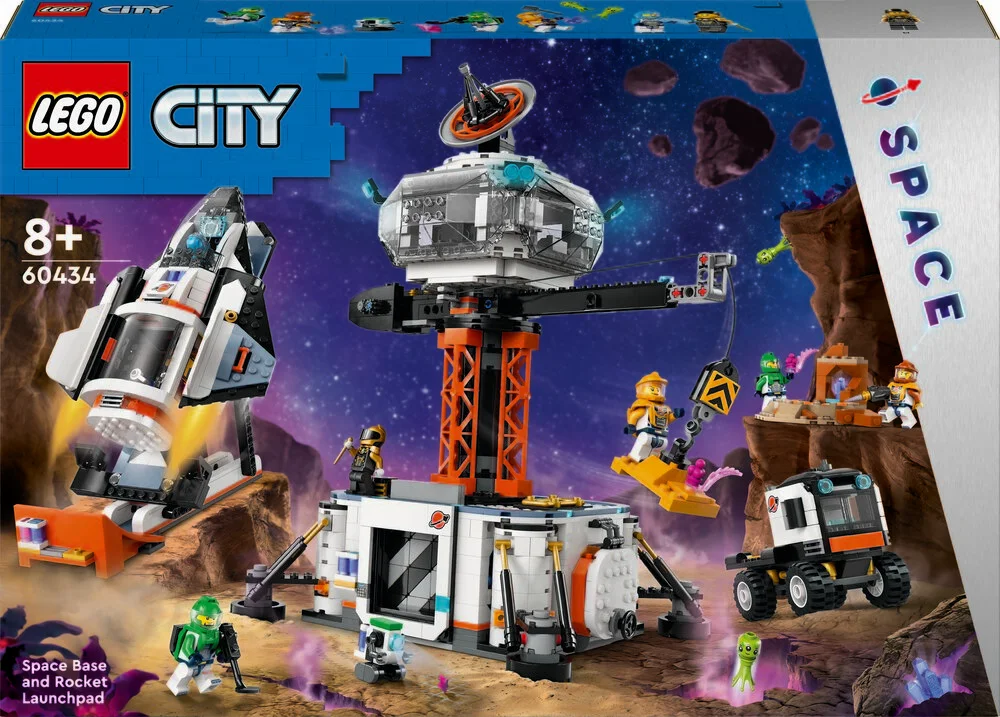 Se Lego City Space - Rumbase Og Raketaffyringsrampe - 60434 hos Legekæden