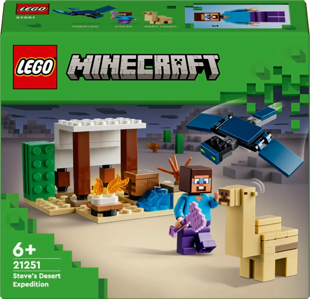Se Steves ørkenekspedition - 21251 - LEGO Minecraft hos Legekæden