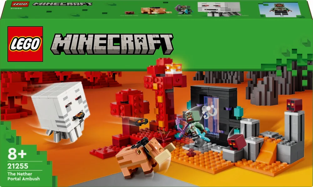 Se Baghold ved Nether-portalen - 21255 - LEGO Minecraft hos Legekæden