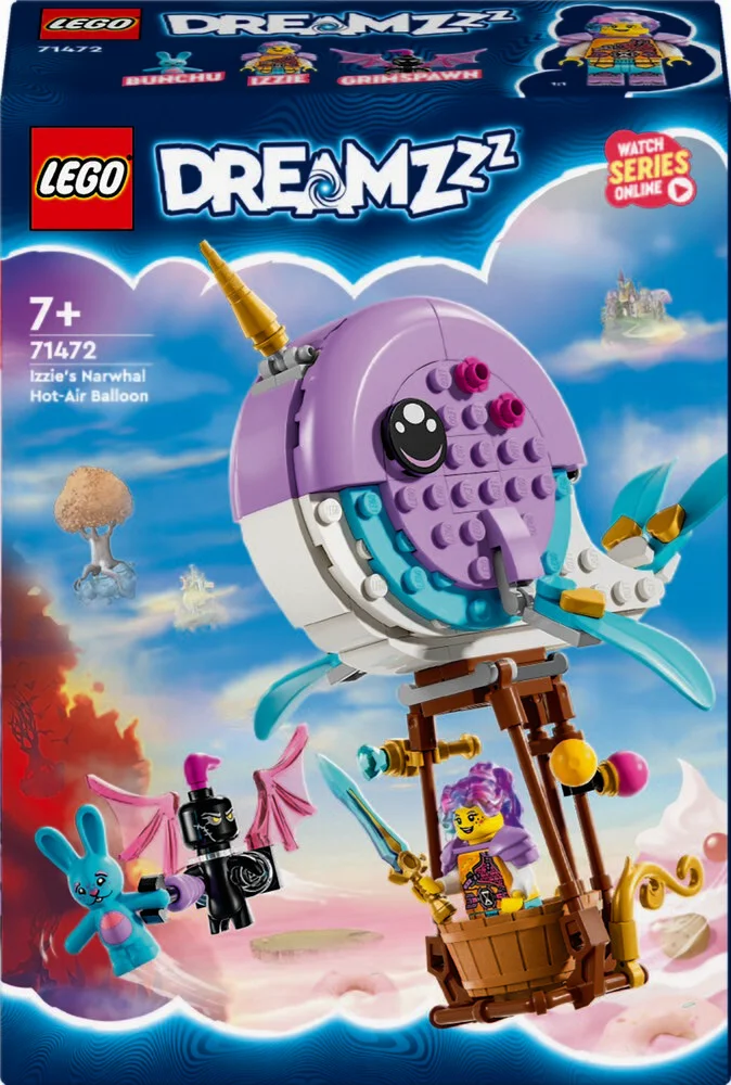 Se Izzies narhvalsluftballon - 71472 - LEGO DREAMZzz hos Legekæden