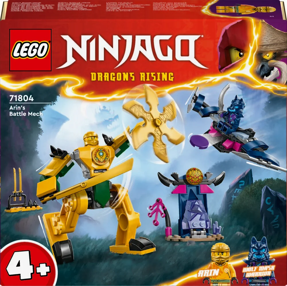 Se Lego Ninjago - Arins Kamprobot - 71804 hos Legekæden