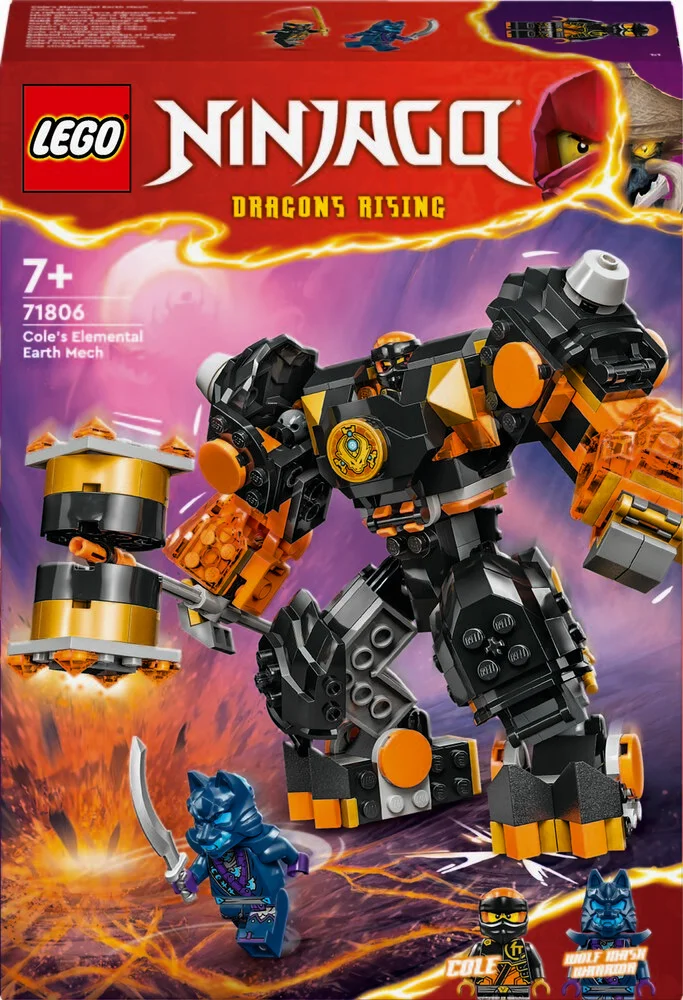 Se Lego Ninjago - Coles Jord-elementrobot - 71806 hos Legekæden