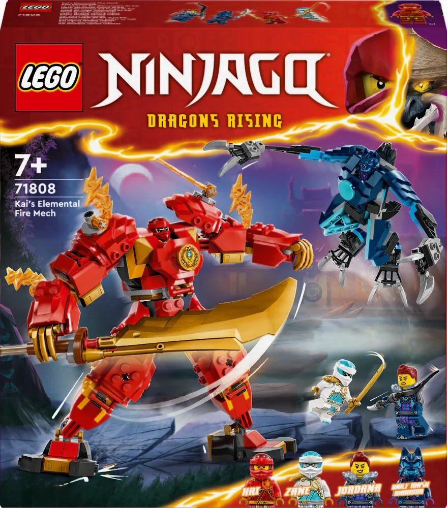 Billede af 71808 LEGO Ninjago Kais ild-elementrobot hos Legekæden