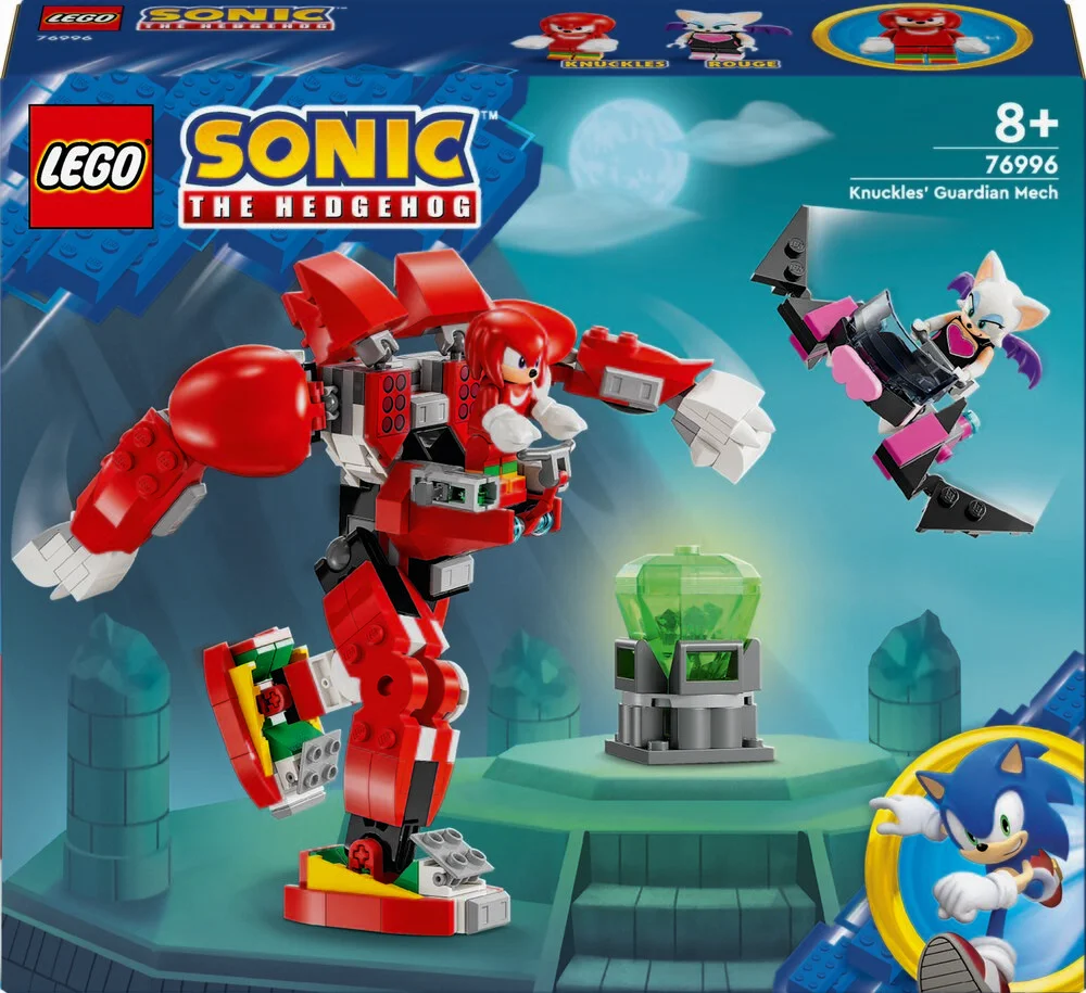 Se LEGO Sonic the Hedgehog Knuckles' vogterrobot hos Legekæden