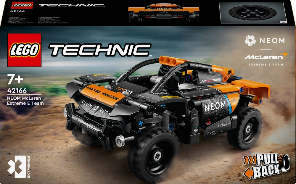 Se Lego Technic - Neom Mclaren Extreme E-racerbil - 42166 hos Legekæden