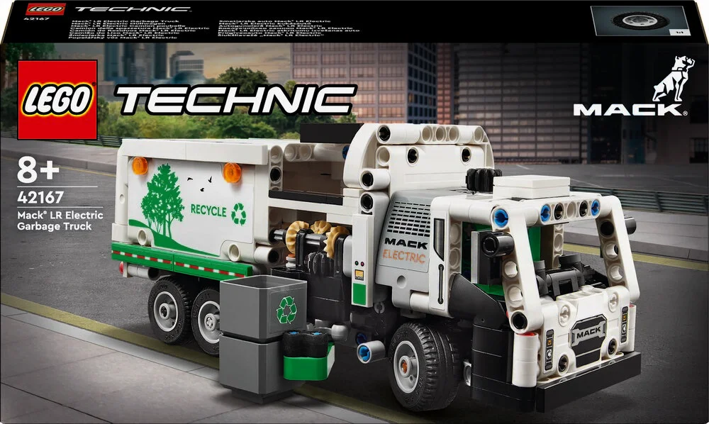 Se Mack LR Electric-skraldevogn - 42167 - LEGO Technic hos Legekæden