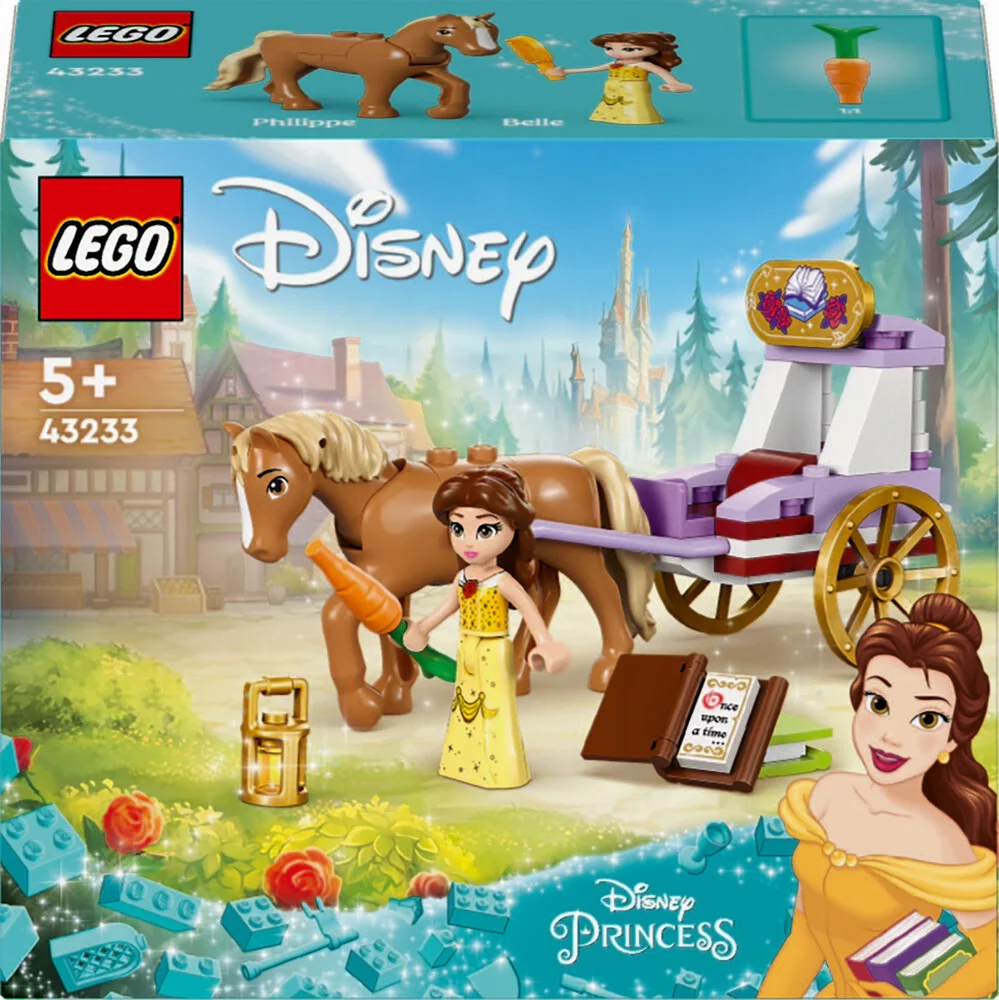 Se Lego Disney Princess - Belles Eventyr Hestevogn - 43233 hos Legekæden