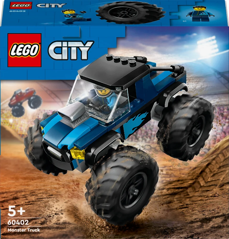 Se 60402 LEGO City Great Vehicles Blå monstertruck hos Legekæden