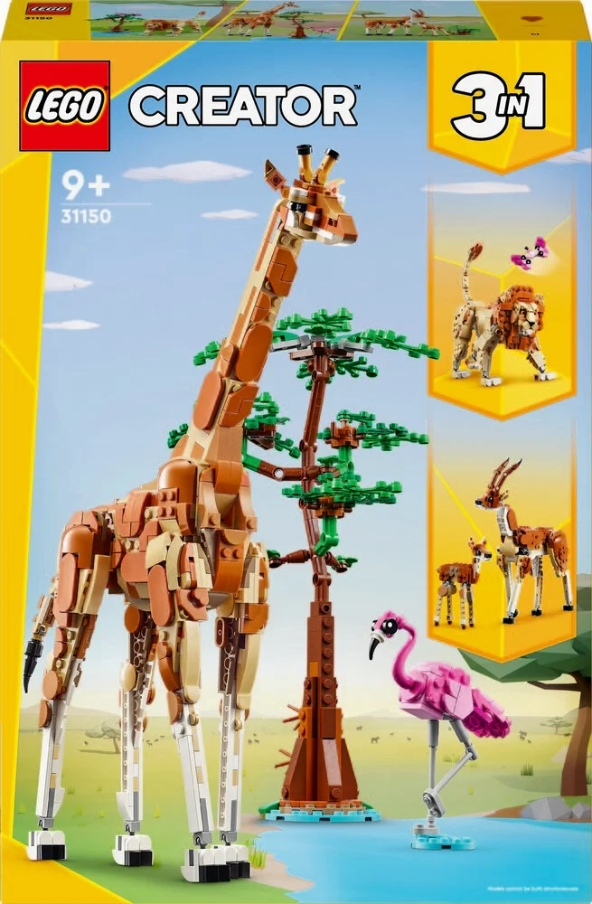 Se Lego Creator 3-in-1 - Vilde Safaridyr - 31150 hos Legekæden