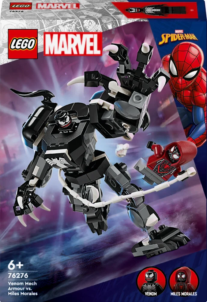 Se 76276 LEGO Super Heroes Marvel Venom-kamprobot mod Miles Morales hos Legekæden