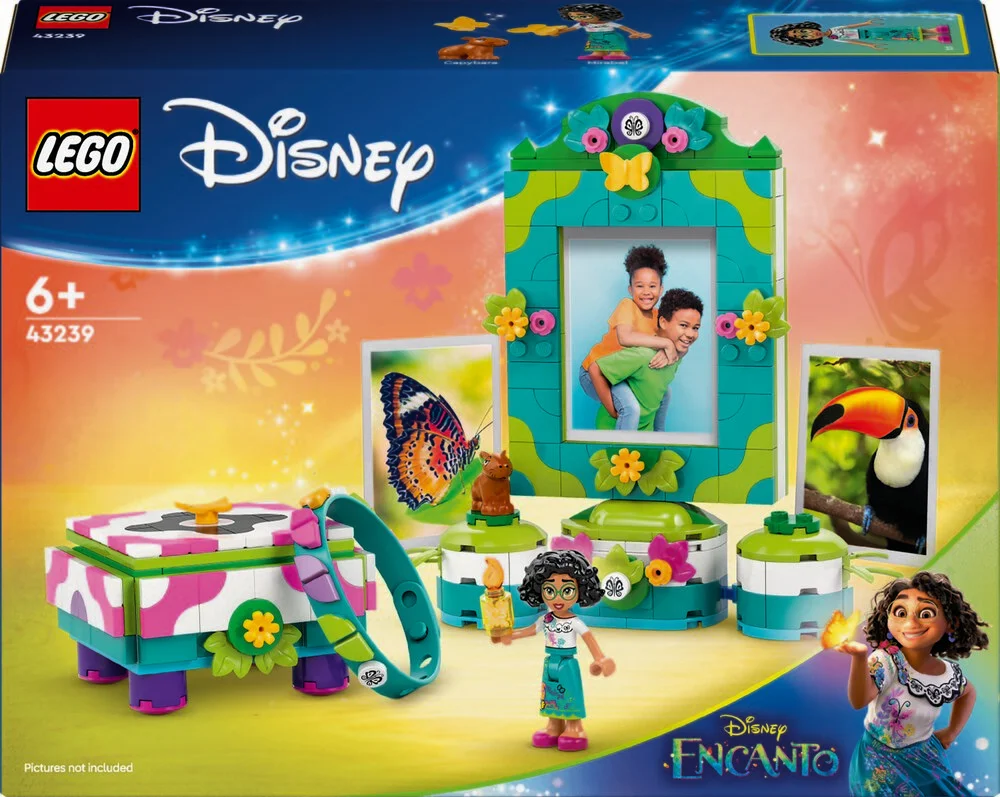 Se Lego Disney Encanto - Mirabels Fotoramme Og Smykkeskrin - 43239 hos Legekæden