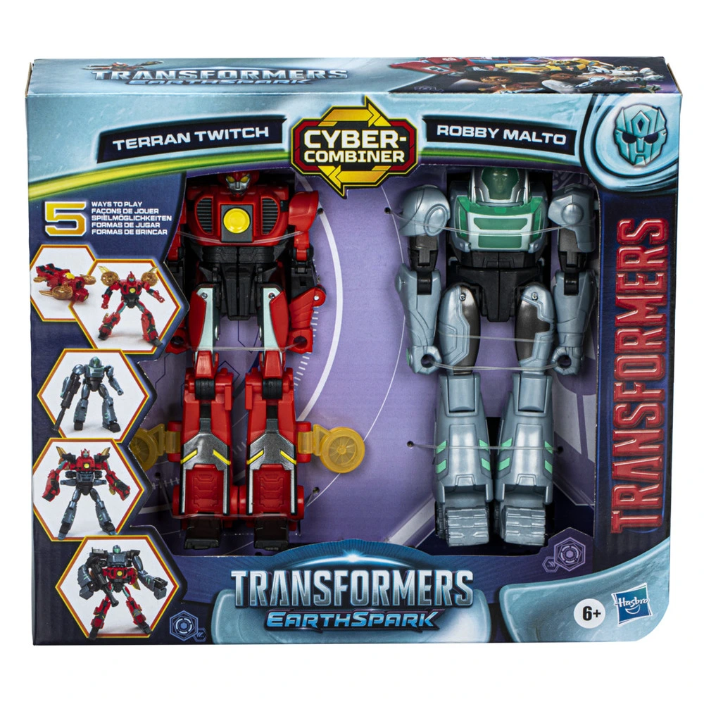 Se Transformers EarthSpark Cyber-Combiner Bumblebee & Robby Mal hos Legekæden