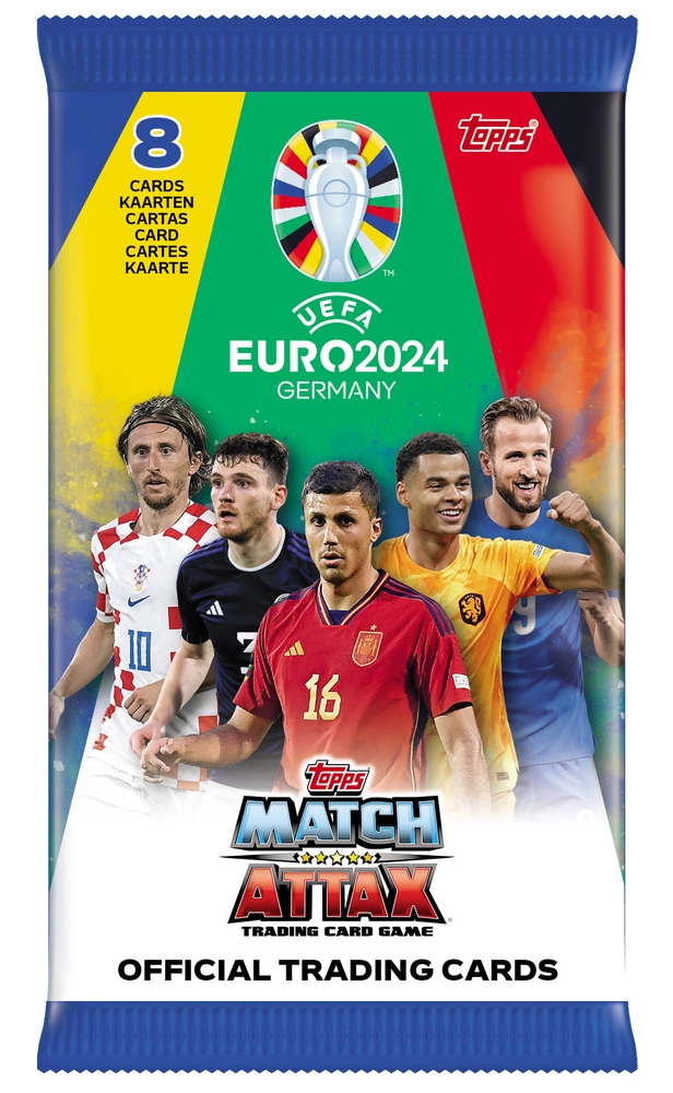 Se Topps Match Attax - Euro 2024 - Booster Pack hos Legekæden