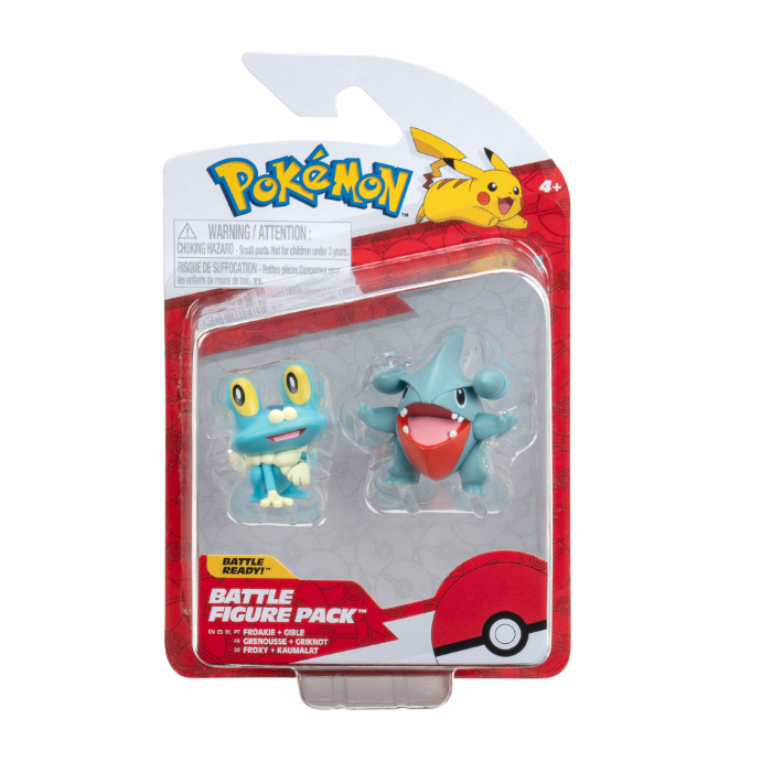 Se Pokémon Battle Figure 2-PAK Gible & Froakie hos Legekæden