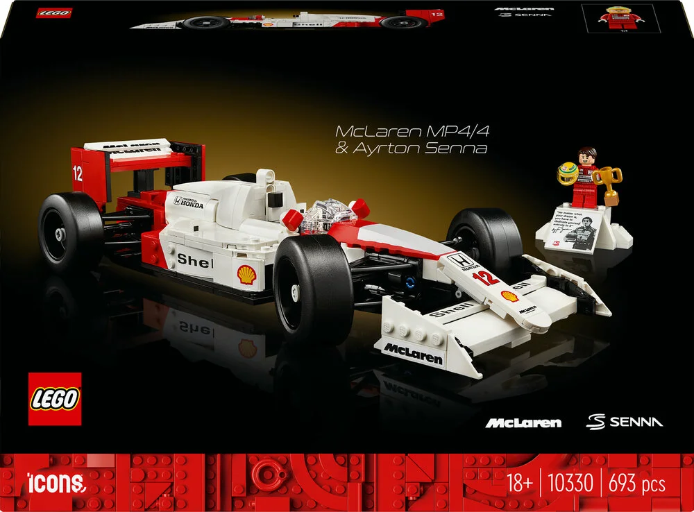 Se Lego Icons - Mclaren Mp4/4 Og Ayrton Senna - 10330 hos Legekæden
